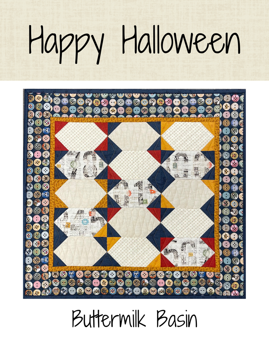 Happy Halloween Quilt * New Colorway Buttermilk Basin
