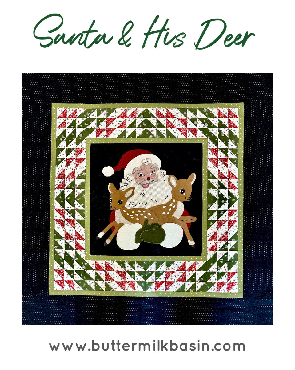 Santa and His Deer Buttermilk Basin