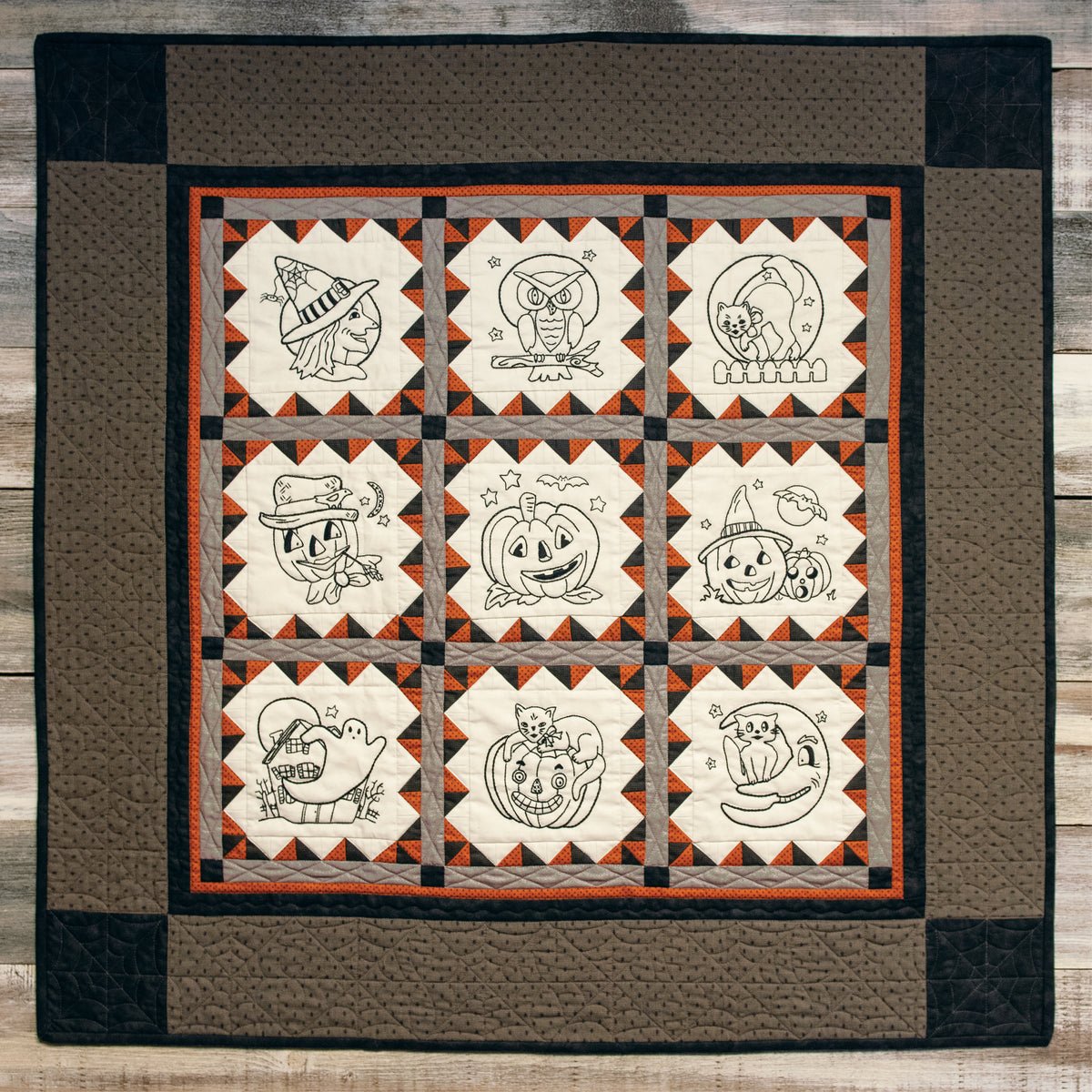 Happy Halloween Blackwork Buttermilk Basin