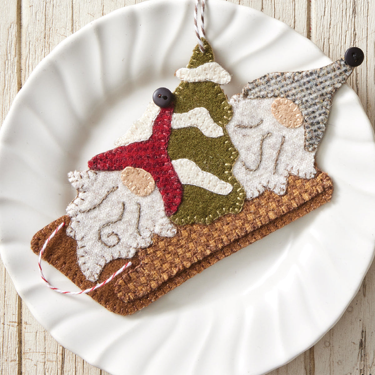 Year of the Gnomes Monthly Ornaments Buttermilk Basin