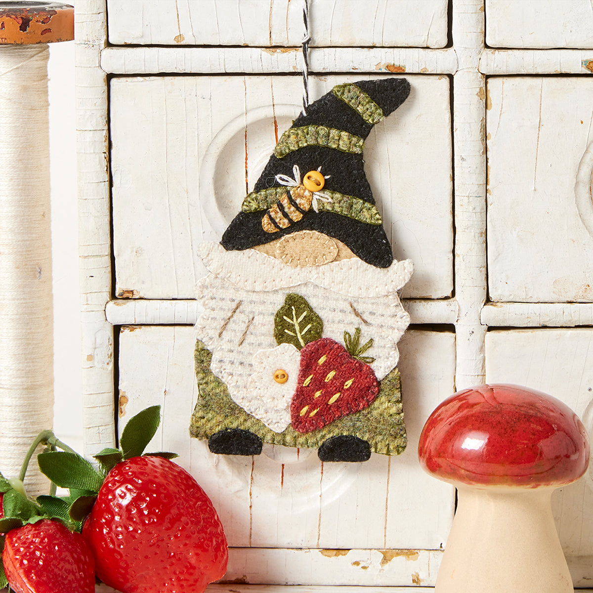 Berry Patch Gnome Ornament Buttermilk Basin