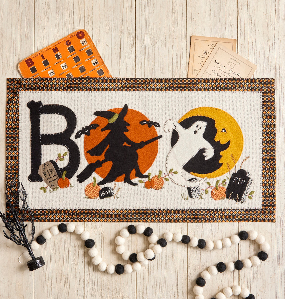 Bootiful Halloween Mat Buttermilk Basin