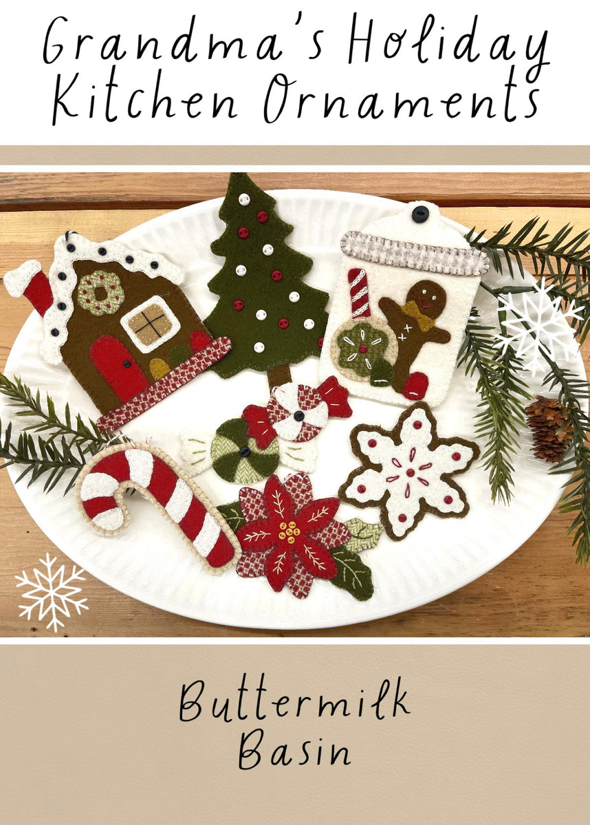 Grandma's Holiday Kitchen Ornaments Buttermilk Basin