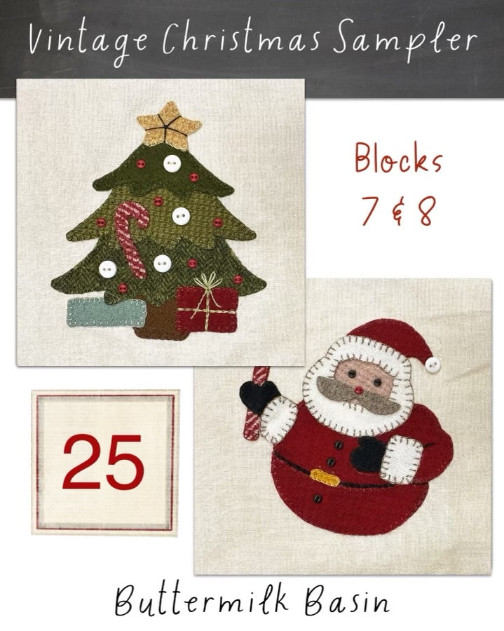 Vintage Christmas Sampler Buttermilk Basin