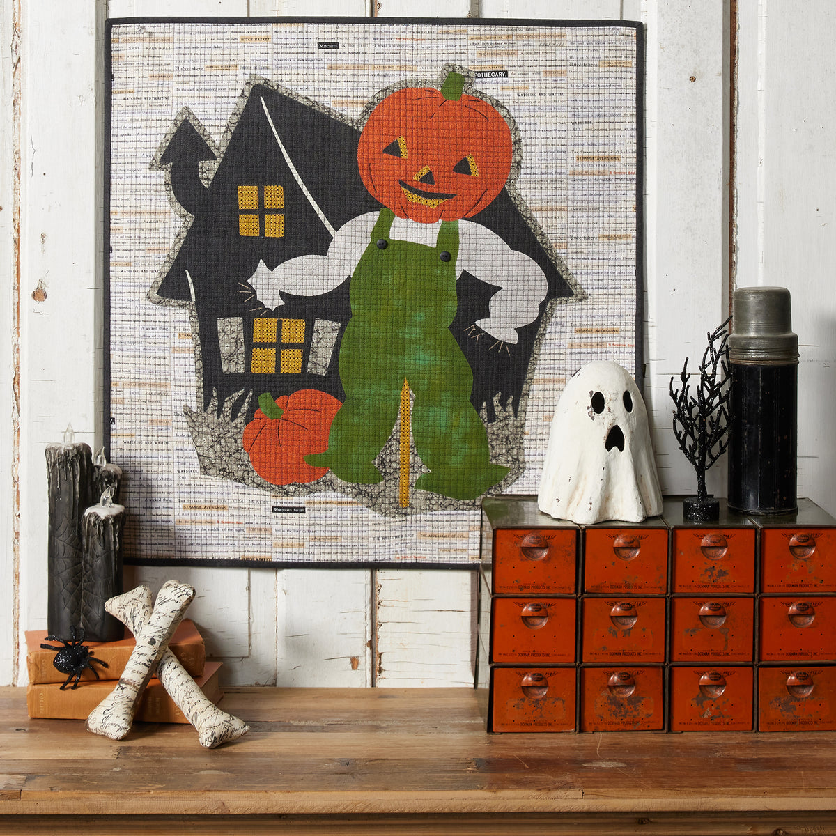 A Haunted Hello Scrapplique – Buttermilk Basin