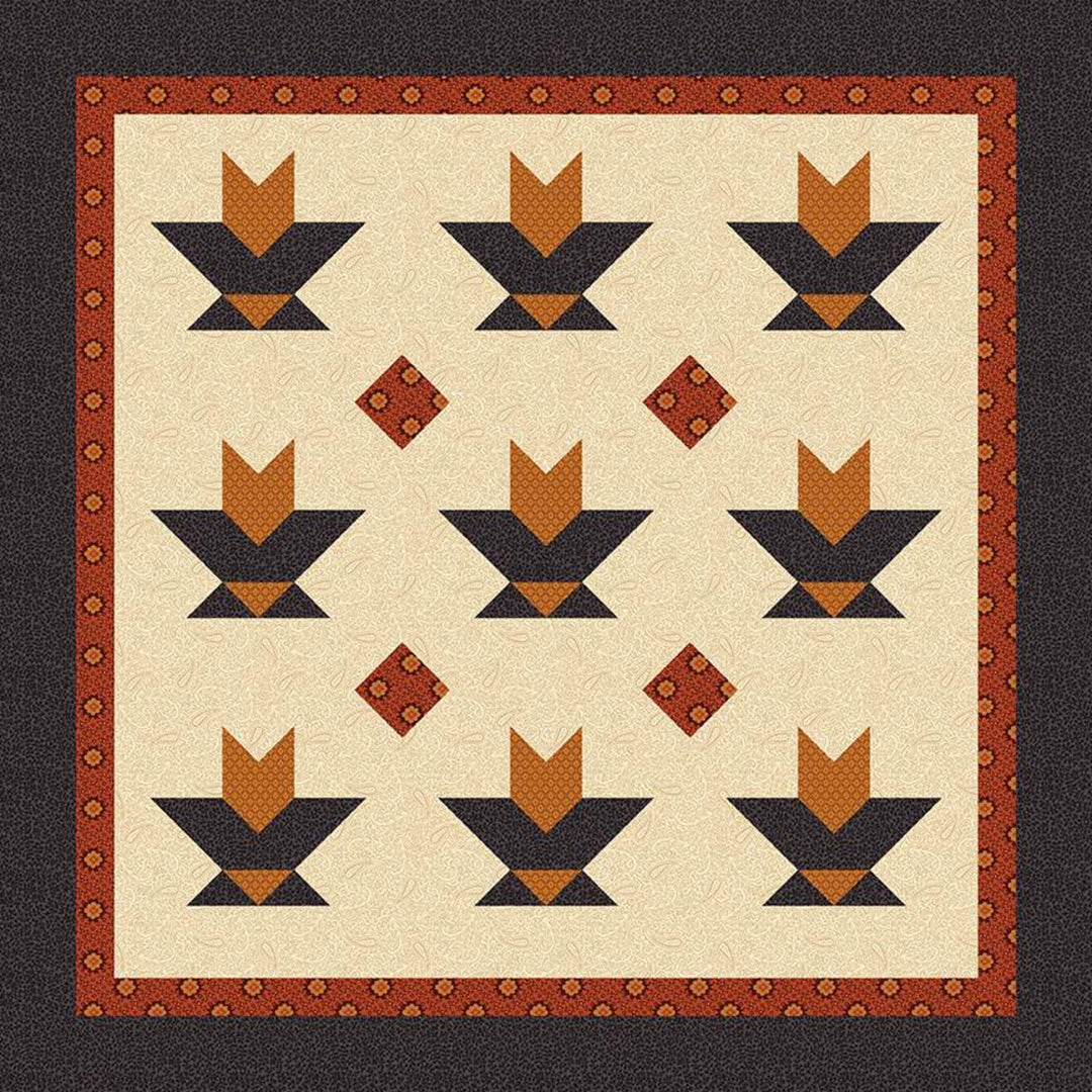 Basket Quilt Block Pattern 4 207 Gather Paper Pattern – Lella