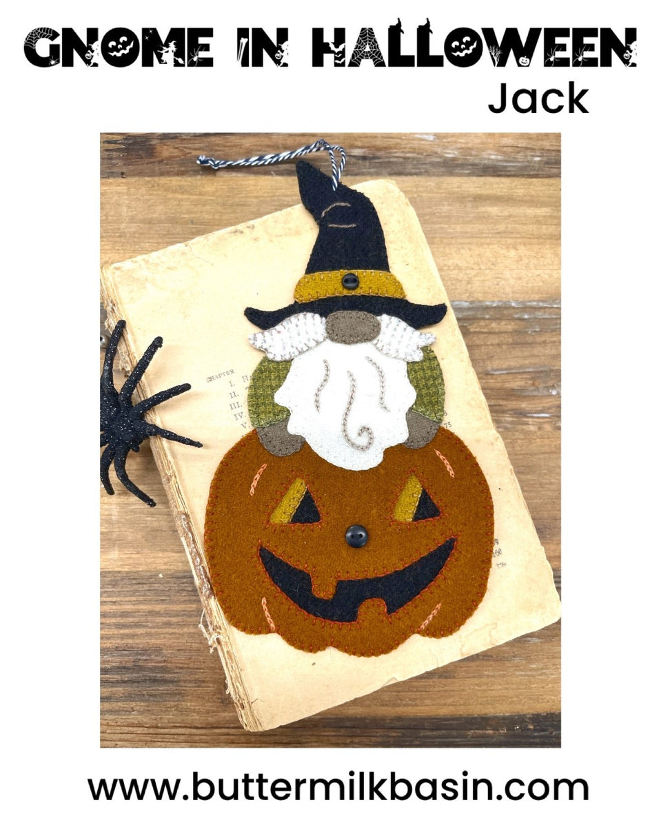 Gnome in Halloween Jack Buttermilk Basin