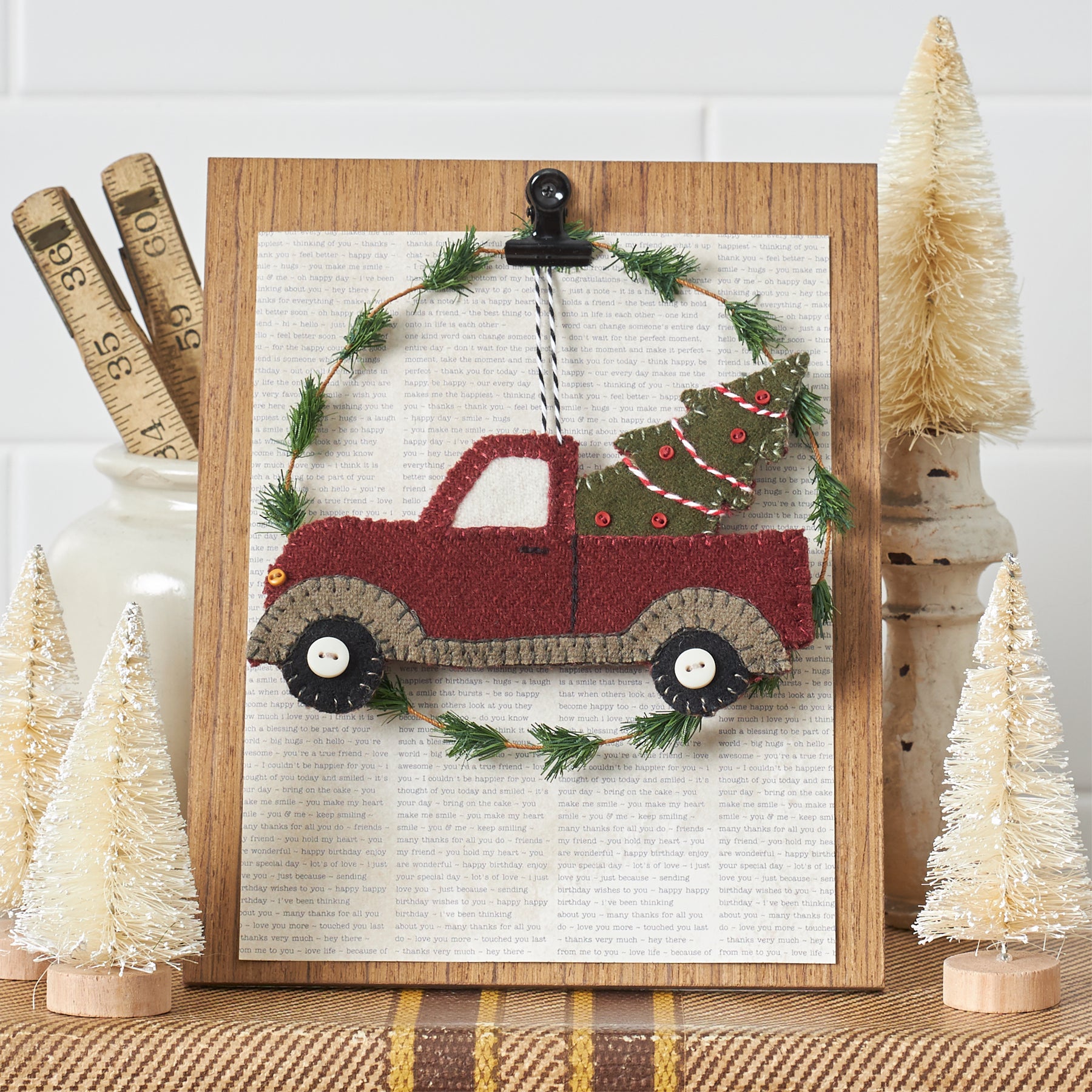 Vintage Truck Ornament Buttermilk Basin