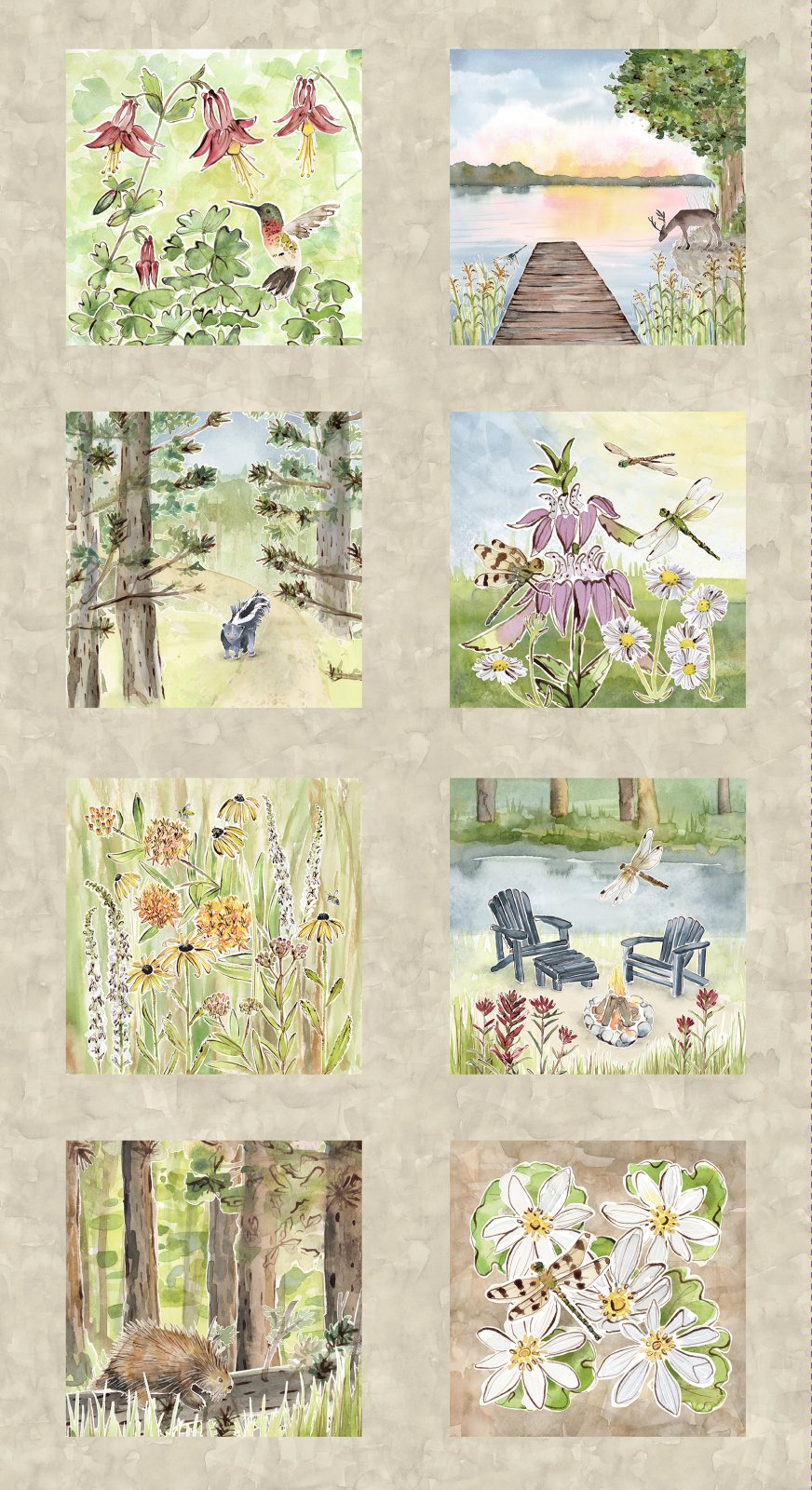 Quilt Minnesota 2023 Fabrics Buttermilk Basin