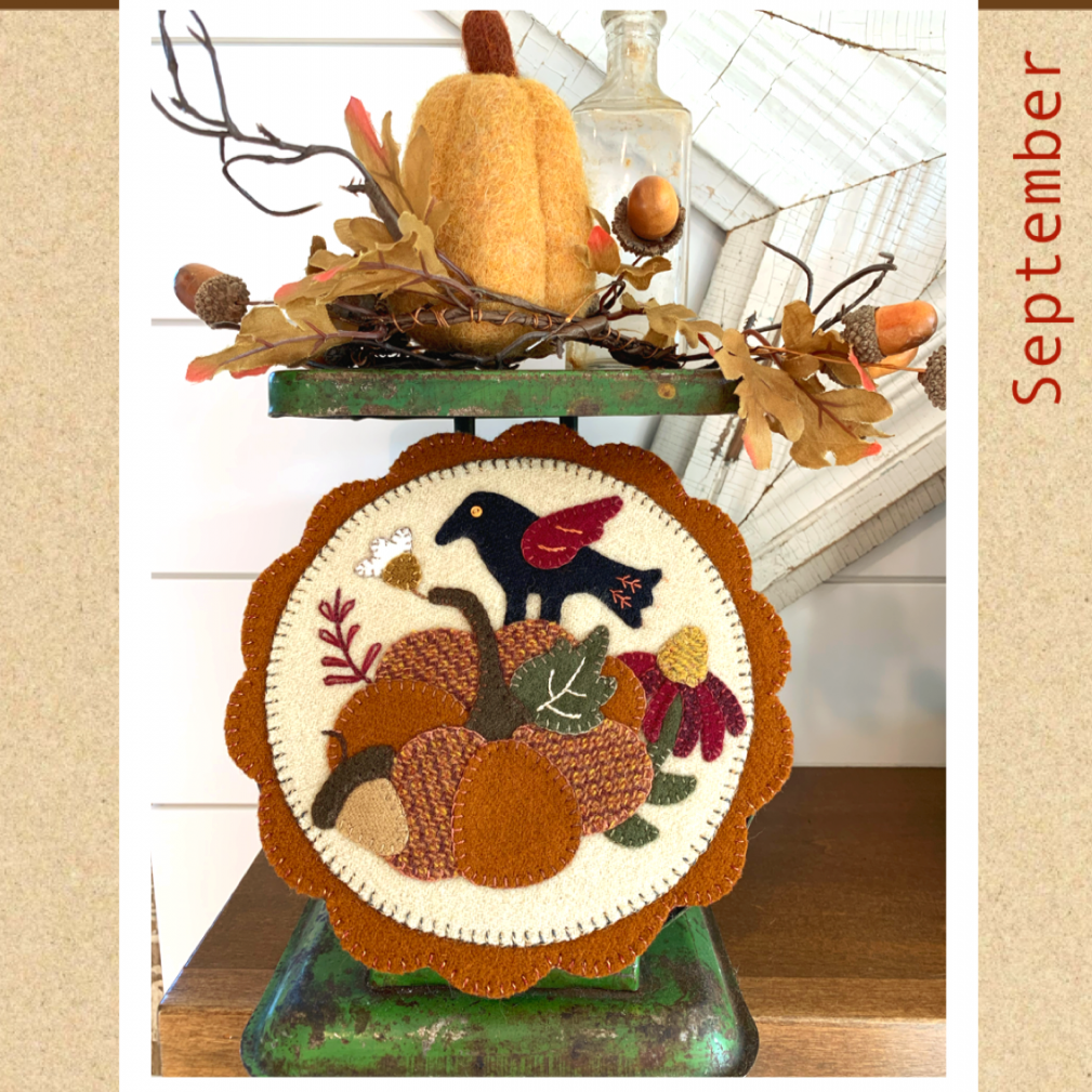 "Weigh" too Cute! Scalloped Circles thru the Year Buttermilk Basin