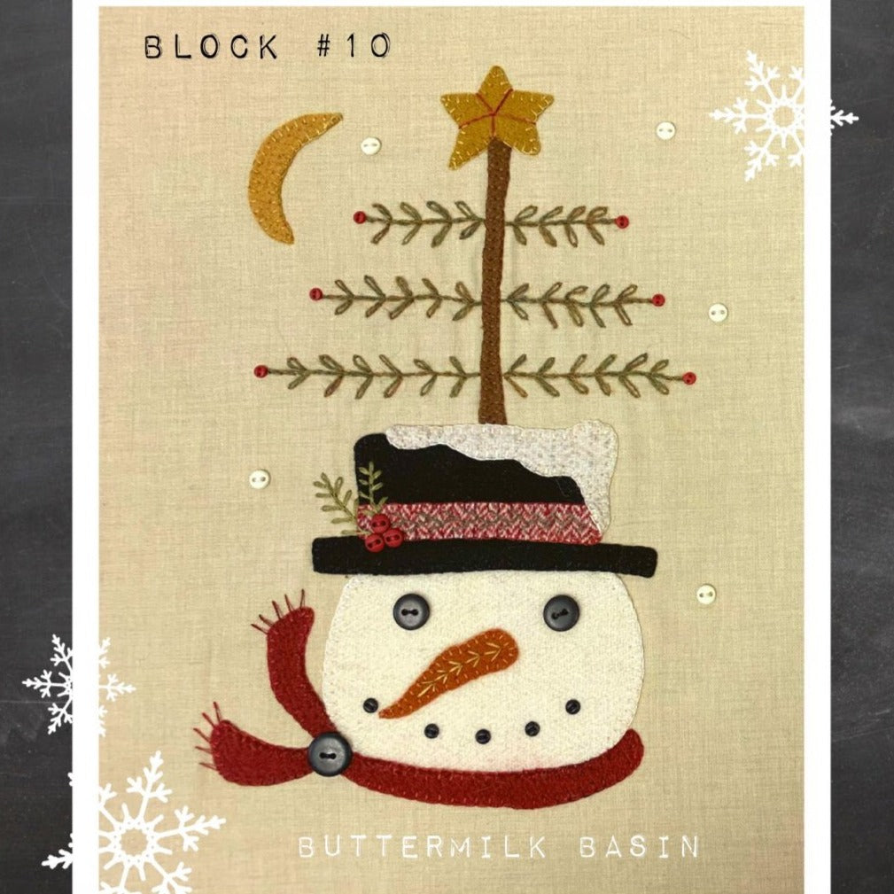 Winter Wonderland Quilt Kit - Wool Appliqué