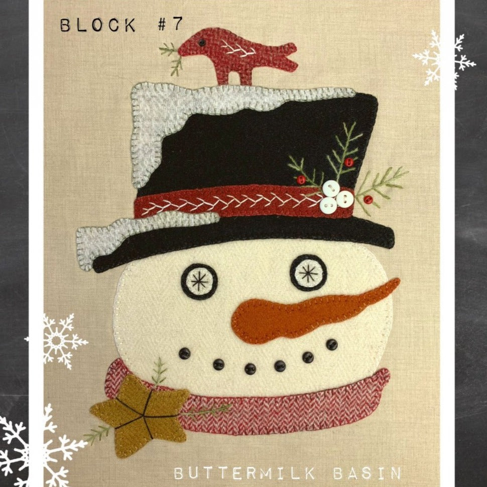 Winter Wonderland Quilt Kit - Wool Appliqué